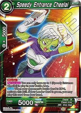 Speedy Entrance Cheelai (Shatterfoil) (BT6-071) [Dragon Brawl] | Dragon's Lair Comics and Fantasy Houston TX