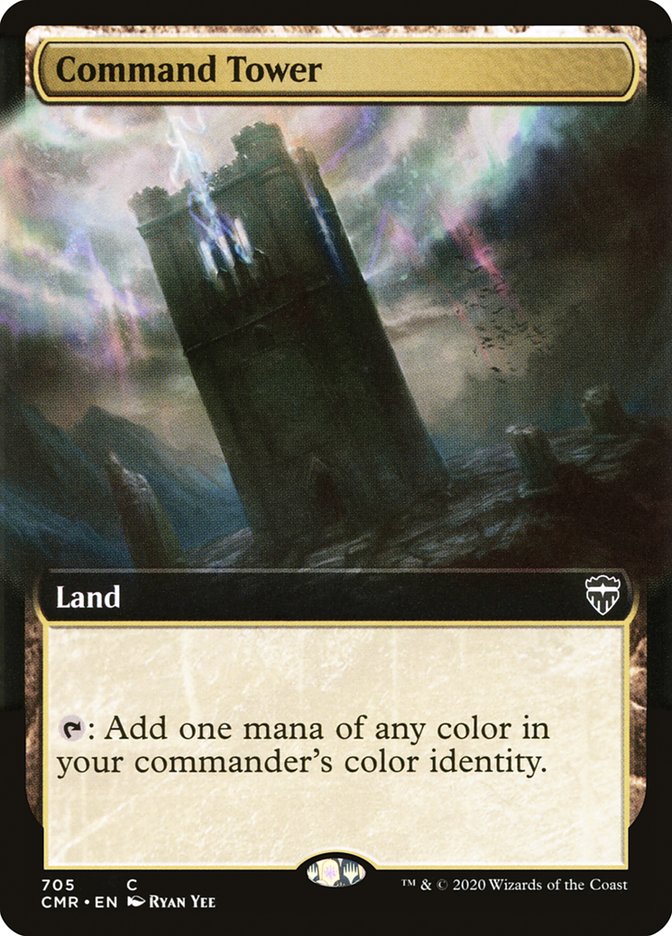 Command Tower (Extended Art) [Commander Legends] | Dragon's Lair Comics and Fantasy Houston TX
