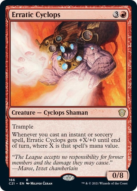 Erratic Cyclops [Commander 2021] | Dragon's Lair Comics and Fantasy Houston TX