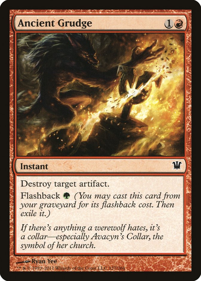Ancient Grudge [Innistrad] | Dragon's Lair Comics and Fantasy Houston TX