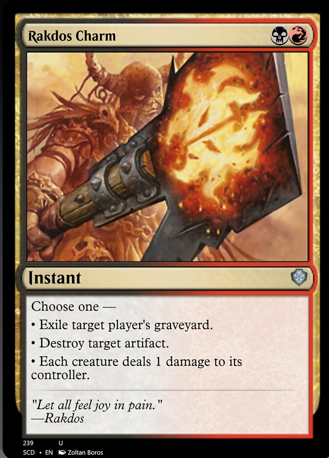 Rakdos Charm [Starter Commander Decks] | Dragon's Lair Comics and Fantasy Houston TX