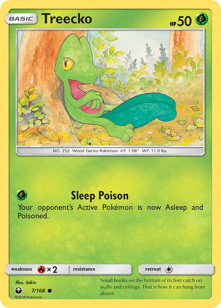 Treecko (7/168) [Sun & Moon: Celestial Storm] | Dragon's Lair Comics and Fantasy Houston TX