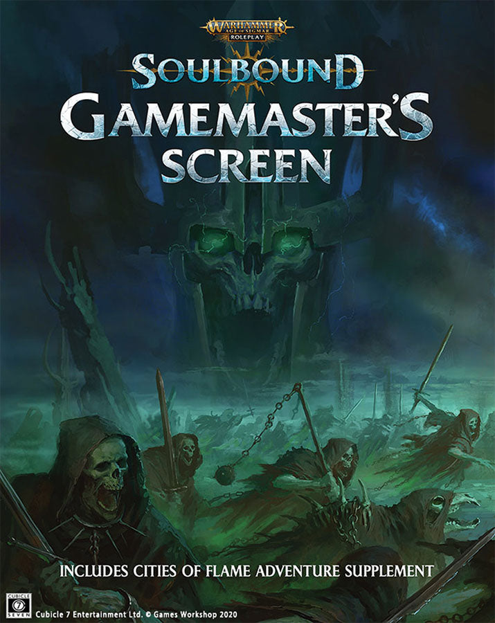 Soulbould RPG Warhammer Age of Sigmar: GM Screen | Dragon's Lair Comics and Fantasy Houston TX