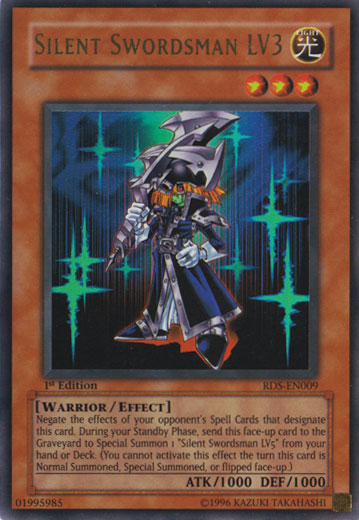 Silent Swordsman LV3 [RDS-EN009] Ultra Rare | Dragon's Lair Comics and Fantasy Houston TX
