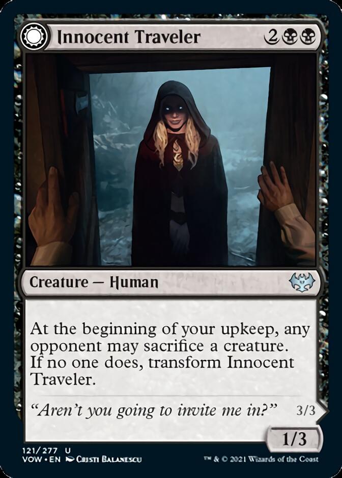 Innocent Traveler // Malicious Invader [Innistrad: Crimson Vow] | Dragon's Lair Comics and Fantasy Houston TX
