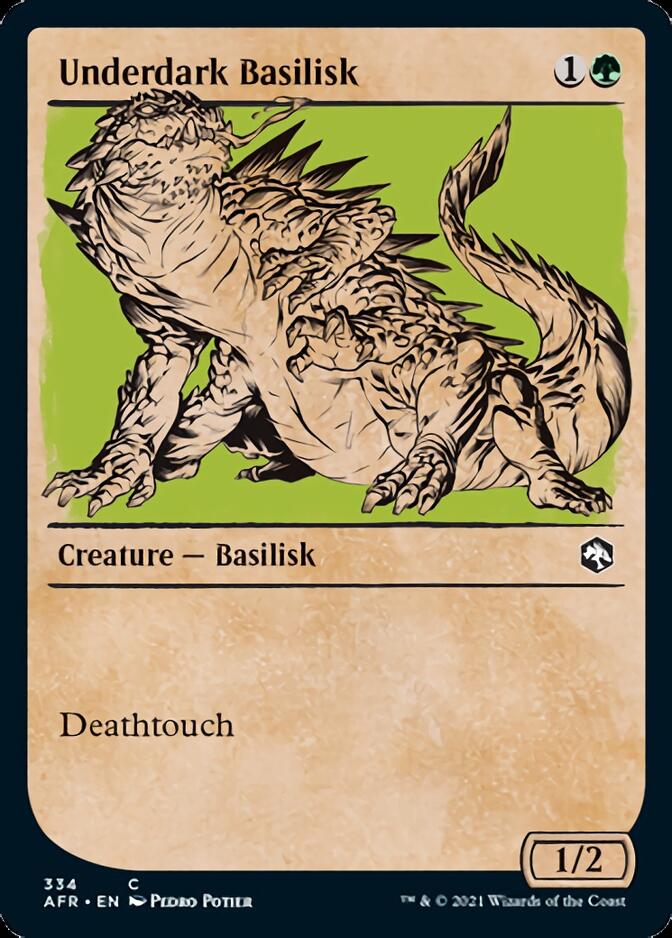Underdark Basilisk (Showcase) [Dungeons & Dragons: Adventures in the Forgotten Realms] | Dragon's Lair Comics and Fantasy Houston TX