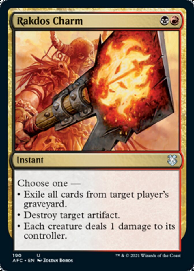 Rakdos Charm [Dungeons & Dragons: Adventures in the Forgotten Realms Commander] | Dragon's Lair Comics and Fantasy Houston TX