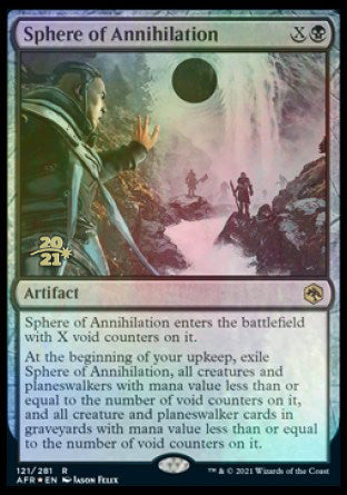 Sphere of Annihilation [Dungeons & Dragons: Adventures in the Forgotten Realms Prerelease Promos] | Dragon's Lair Comics and Fantasy Houston TX