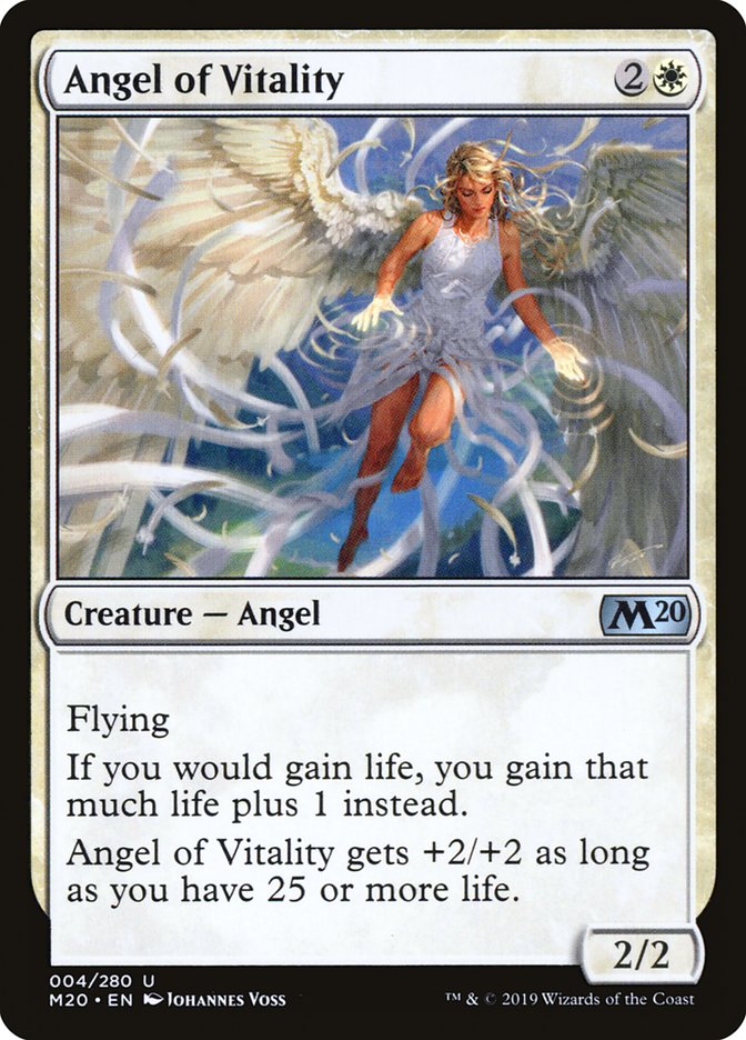 Angel of Vitality [Core Set 2020] | Dragon's Lair Comics and Fantasy Houston TX