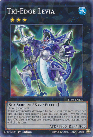 Tri-Edge Levia [BP03-EN132] Shatterfoil Rare | Dragon's Lair Comics and Fantasy Houston TX