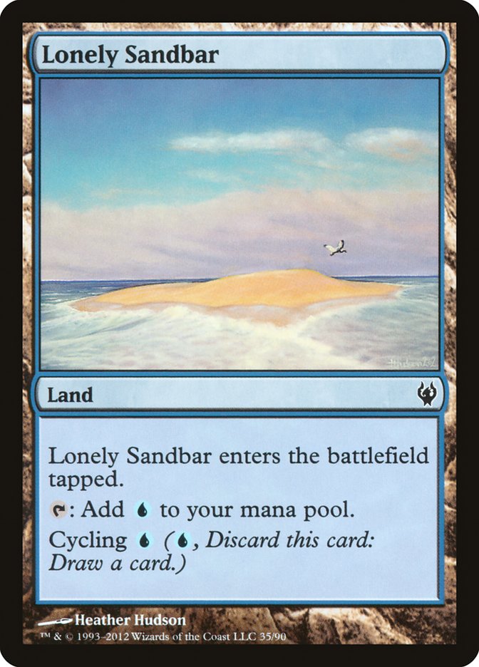 Lonely Sandbar [Duel Decks: Izzet vs. Golgari] | Dragon's Lair Comics and Fantasy Houston TX