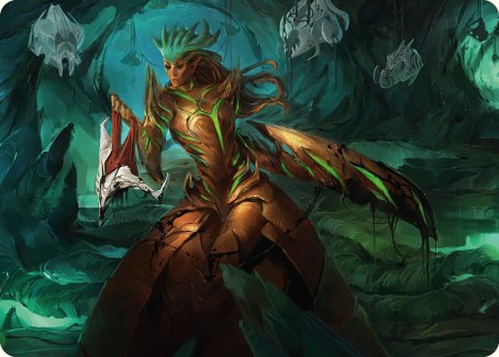 Glissa Sunslayer Art Card [Phyrexia: All Will Be One Art Series] | Dragon's Lair Comics and Fantasy Houston TX