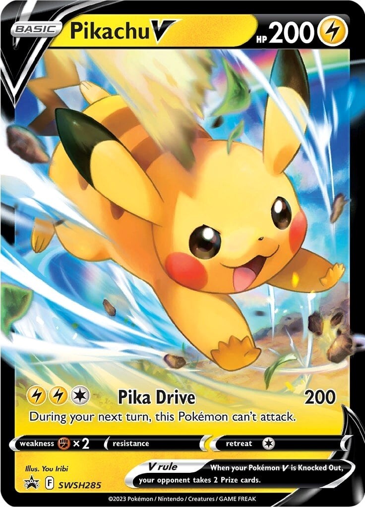Pikachu V (SWSH285) [Sword & Shield: Black Star Promos] | Odin's Place