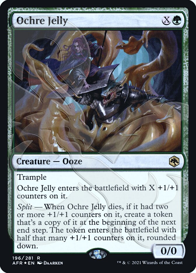 Ochre Jelly (Ampersand Promo) [Dungeons & Dragons: Adventures in the Forgotten Realms Promos] | Dragon's Lair Comics and Fantasy Houston TX