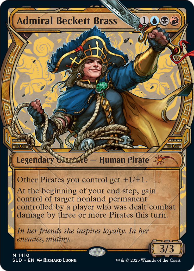 Admiral Beckett Brass (Rainbow Foil) [Secret Lair Drop Series] | Dragon's Lair Comics and Fantasy Houston TX
