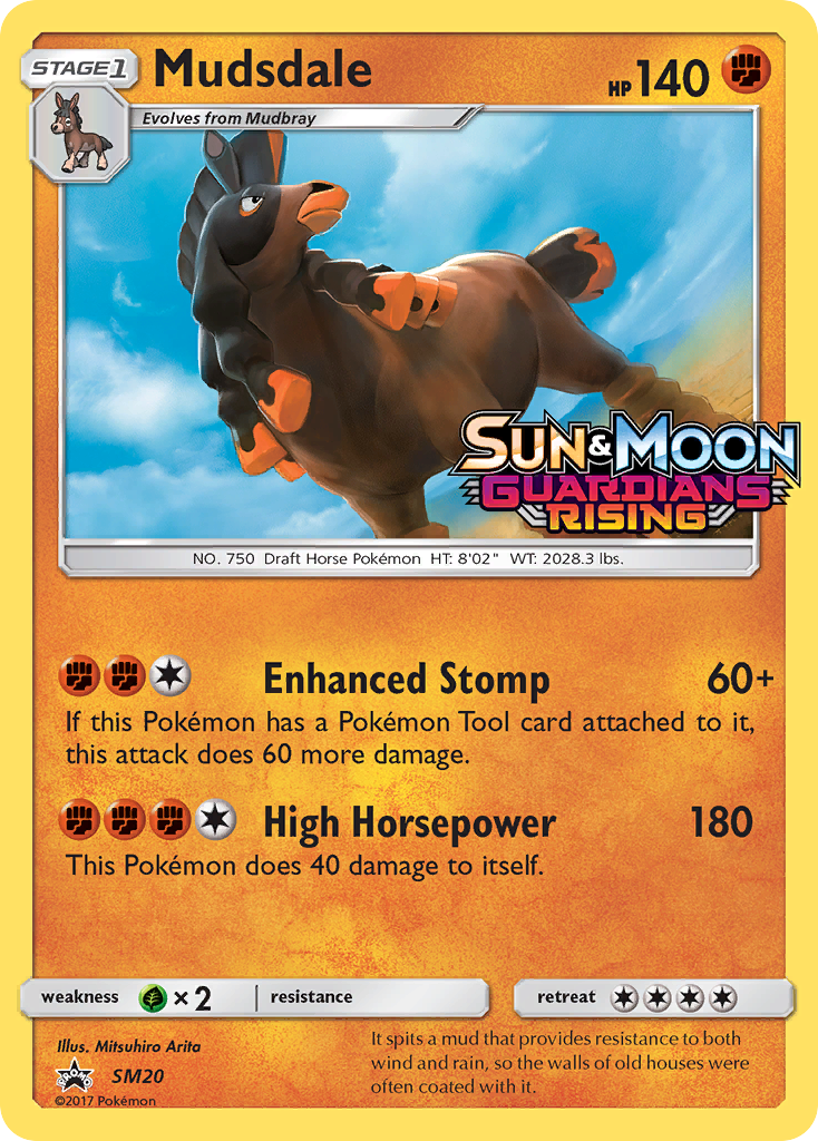 Mudsdale (SM20) [Sun & Moon: Black Star Promos] | Dragon's Lair Comics and Fantasy Houston TX