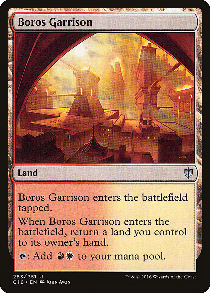 Boros Garrison [Commander 2016] | Dragon's Lair Comics and Fantasy Houston TX