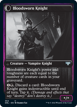 Bloodsworn Squire // Bloodsworn Knight [Innistrad: Double Feature] | Dragon's Lair Comics and Fantasy Houston TX