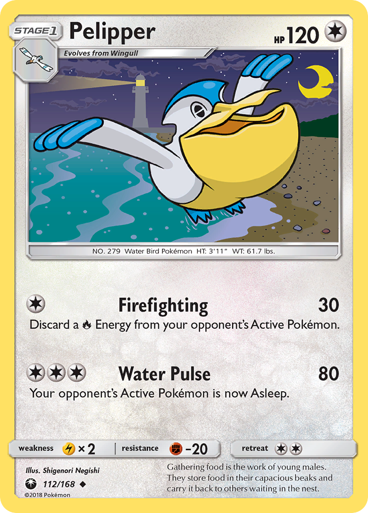Pelipper (112/168) [Sun & Moon: Celestial Storm] | Dragon's Lair Comics and Fantasy Houston TX