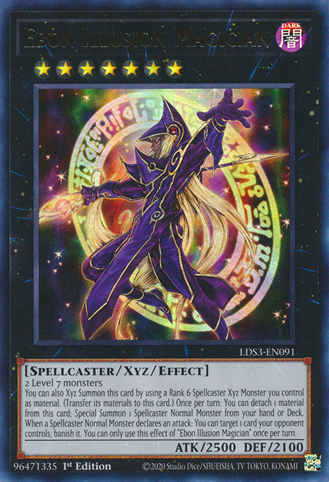 Ebon Illusion Magician [LDS3-EN091] Ultra Rare | Dragon's Lair Comics and Fantasy Houston TX