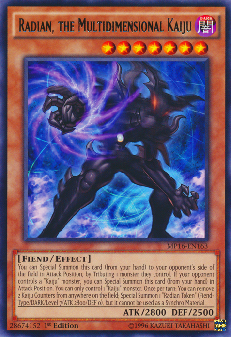 Radian, the Multidimensional Kaiju [MP16-EN163] Rare | Dragon's Lair Comics and Fantasy Houston TX