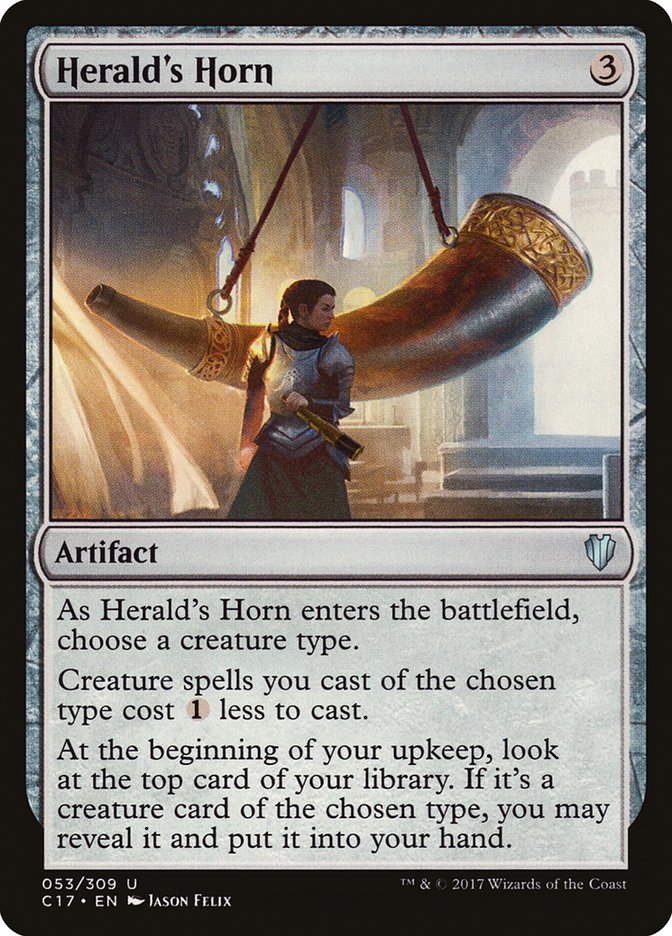 Herald's Horn [Commander 2017] | Dragon's Lair Comics and Fantasy Houston TX
