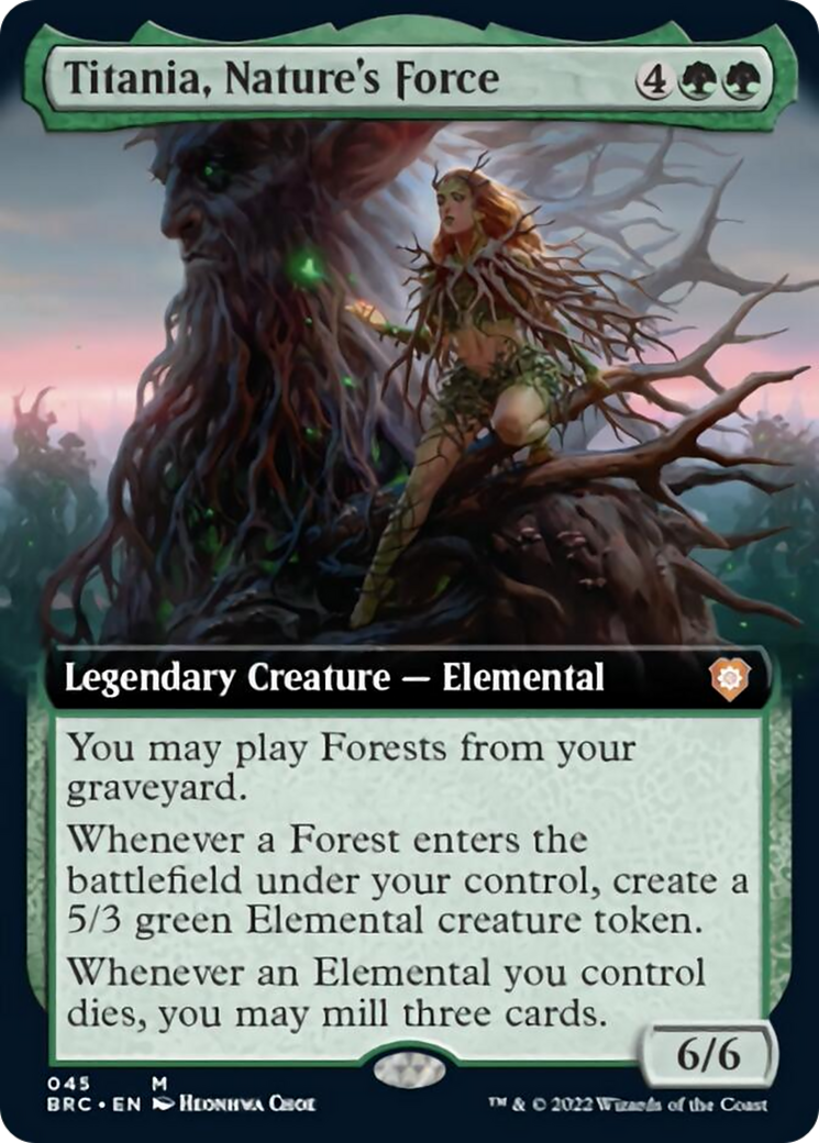 Titania, Nature's Force (Extended Art) [The Brothers' War Commander] | Dragon's Lair Comics and Fantasy Houston TX
