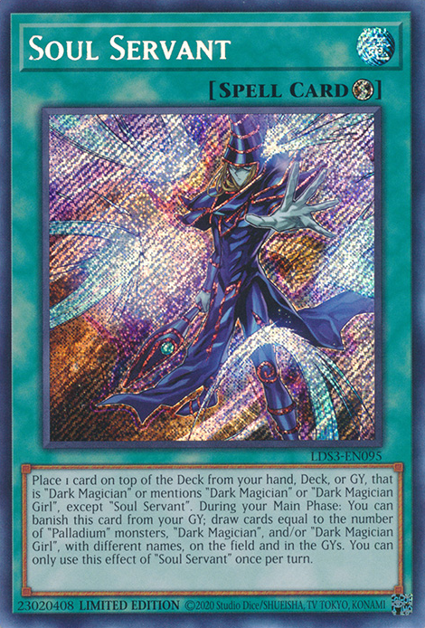 Soul Servant [LDS3-EN095] Secret Rare | Dragon's Lair Comics and Fantasy Houston TX