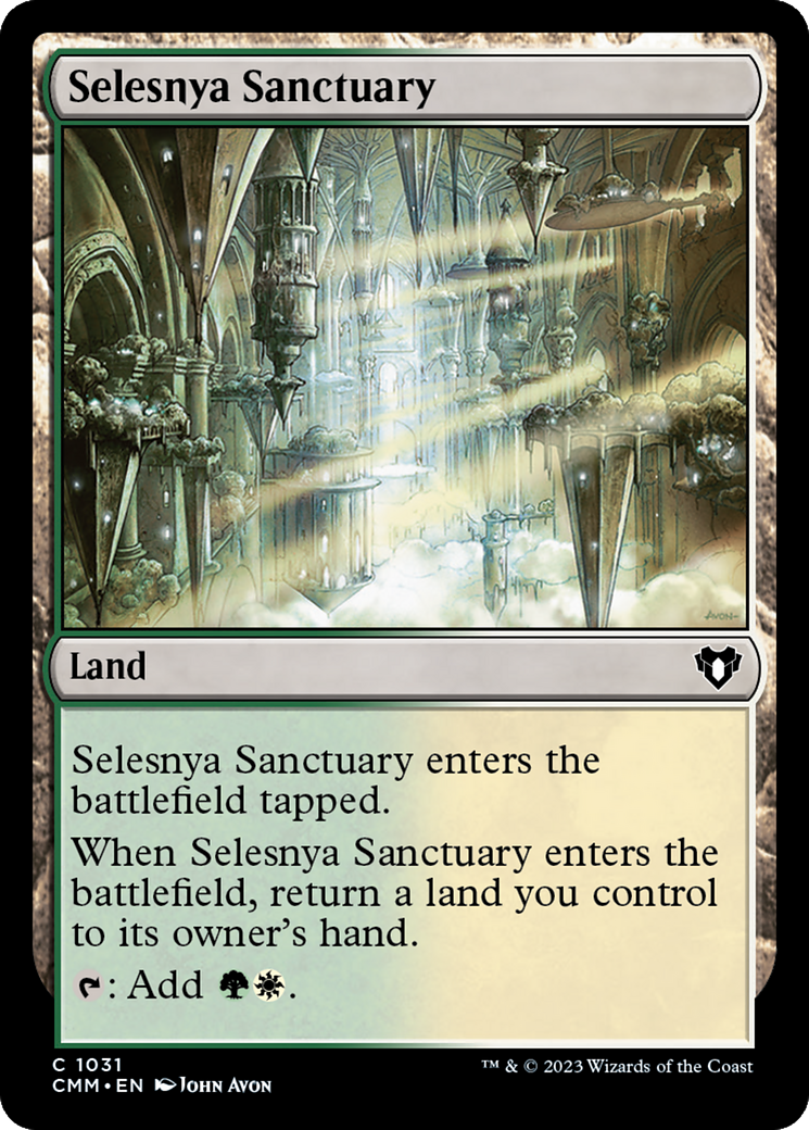 Selesnya Sanctuary [Commander Masters] | Dragon's Lair Comics and Fantasy Houston TX