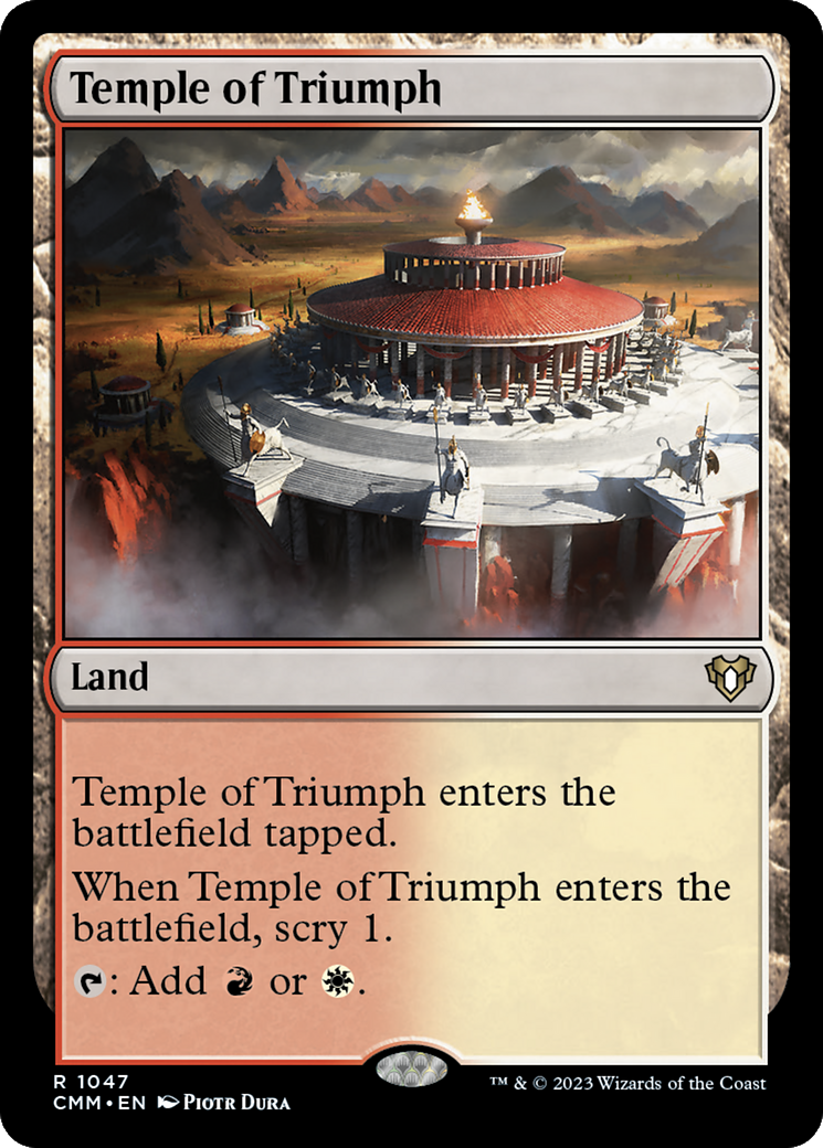 Temple of Triumph [Commander Masters] | Dragon's Lair Comics and Fantasy Houston TX