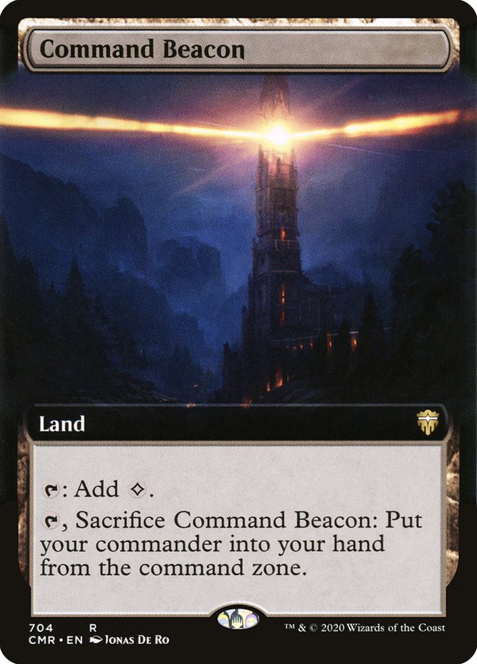 Command Beacon (Extended Art) [Commander Legends] | Dragon's Lair Comics and Fantasy Houston TX