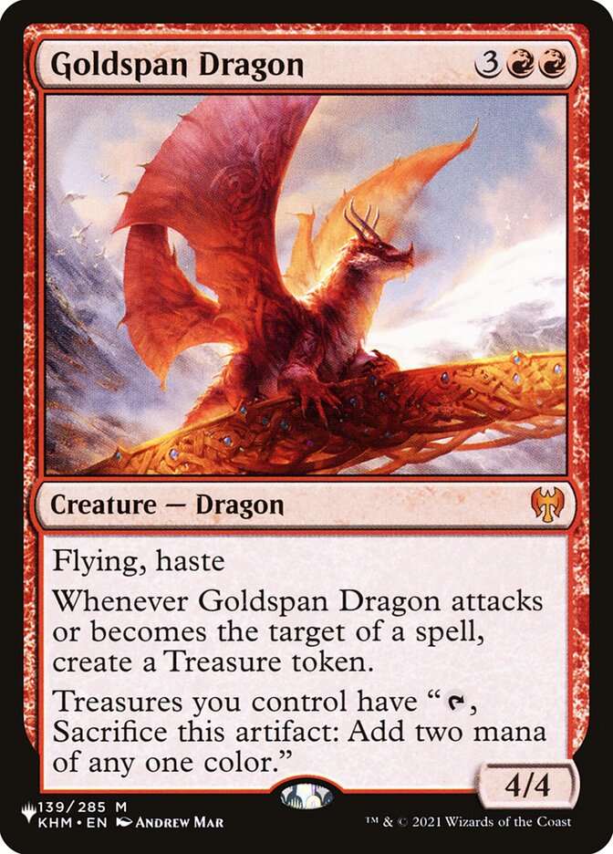 Goldspan Dragon [The List] | Dragon's Lair Comics and Fantasy Houston TX