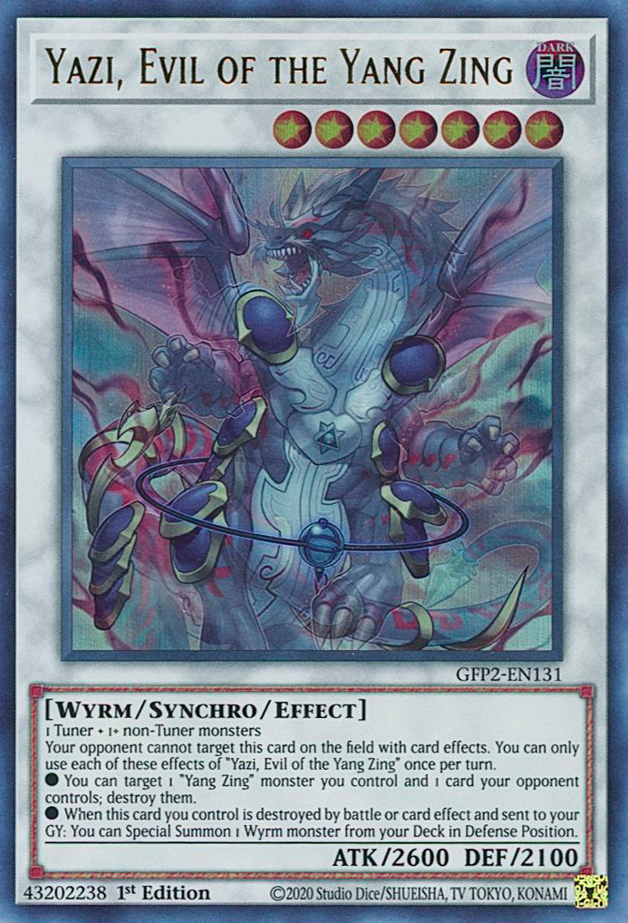 Yazi, Evil of the Yang Zing [GFP2-EN131] Ultra Rare | Dragon's Lair Comics and Fantasy Houston TX