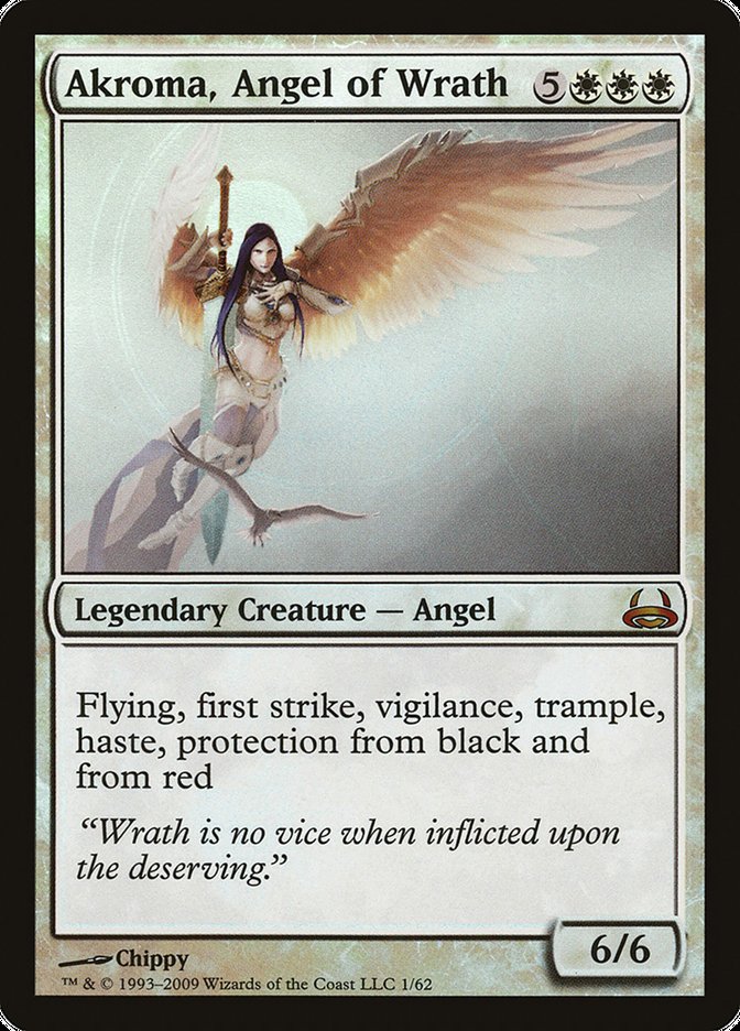 Akroma, Angel of Wrath [Duel Decks: Divine vs. Demonic] | Dragon's Lair Comics and Fantasy Houston TX