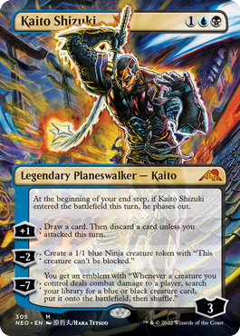 Kaito Shizuki (Borderless) [Kamigawa: Neon Dynasty] | Dragon's Lair Comics and Fantasy Houston TX
