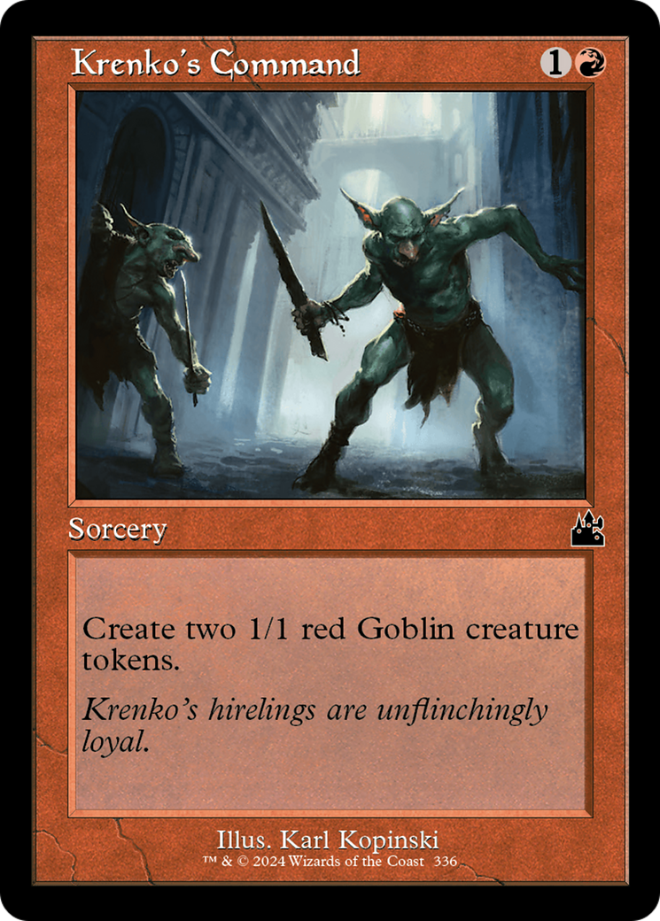 Krenko's Command (Retro Frame) [Ravnica Remastered] | Dragon's Lair Comics and Fantasy Houston TX