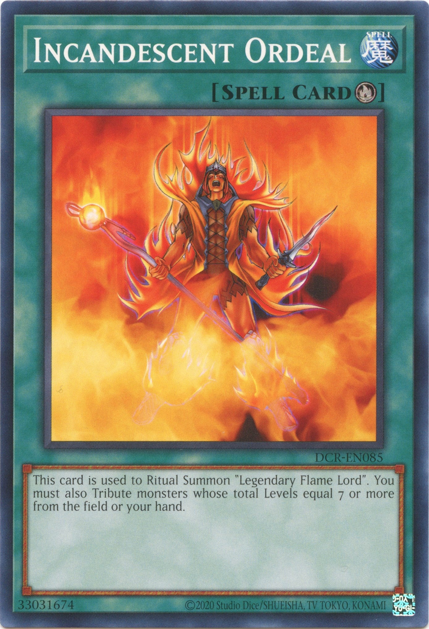 Incandescent Ordeal (25th Anniversary) [DCR-EN085] Common | Dragon's Lair Comics and Fantasy Houston TX