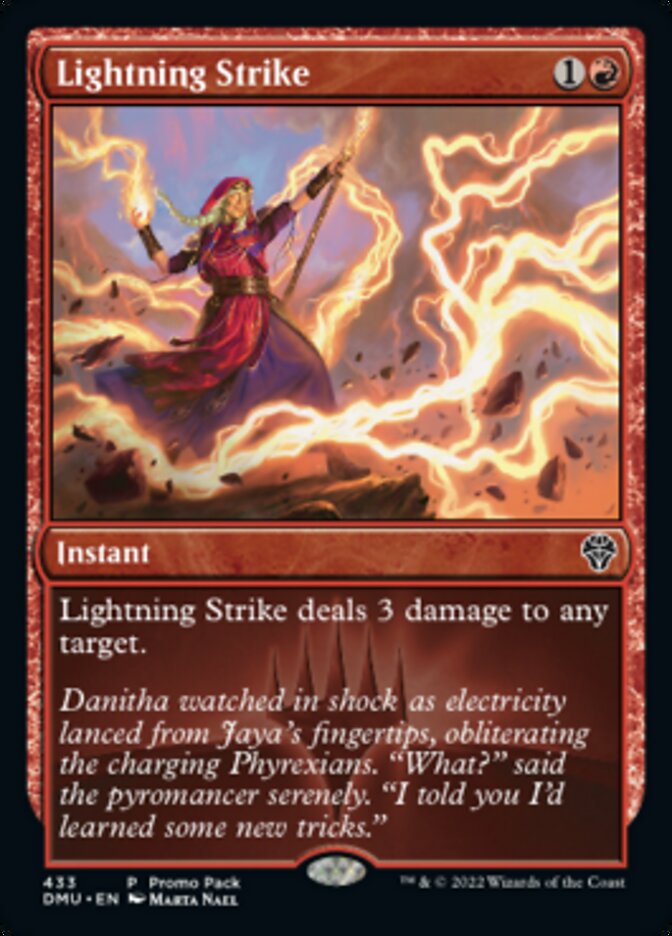 Lightning Strike (Promo Pack) [Dominaria United Promos] | Dragon's Lair Comics and Fantasy Houston TX