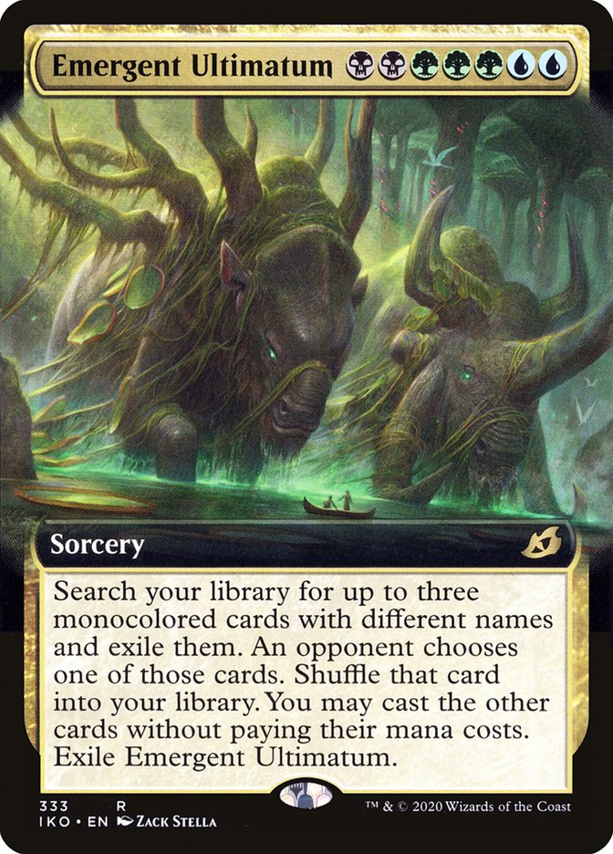 Emergent Ultimatum (Extended Art) [Ikoria: Lair of Behemoths] | Dragon's Lair Comics and Fantasy Houston TX