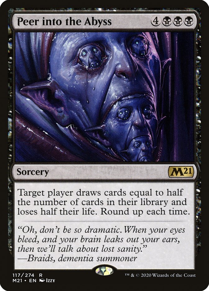 Peer into the Abyss [Core Set 2021] | Dragon's Lair Comics and Fantasy Houston TX