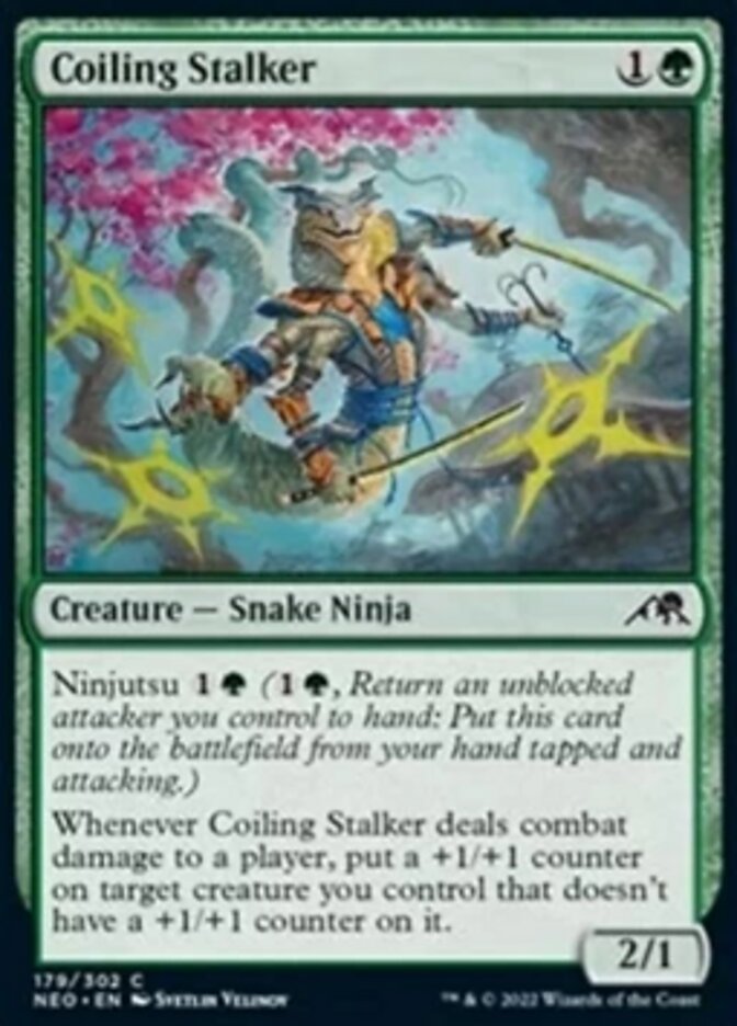 Coiling Stalker [Kamigawa: Neon Dynasty] | Dragon's Lair Comics and Fantasy Houston TX