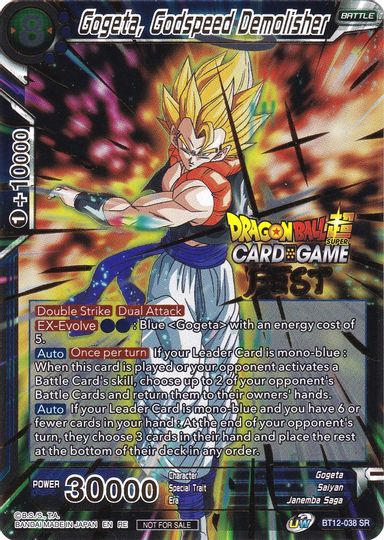 Gogeta, Godspeed Demolisher (Card Game Fest 2022) (BT12-038) [Tournament Promotion Cards] | Dragon's Lair Comics and Fantasy Houston TX