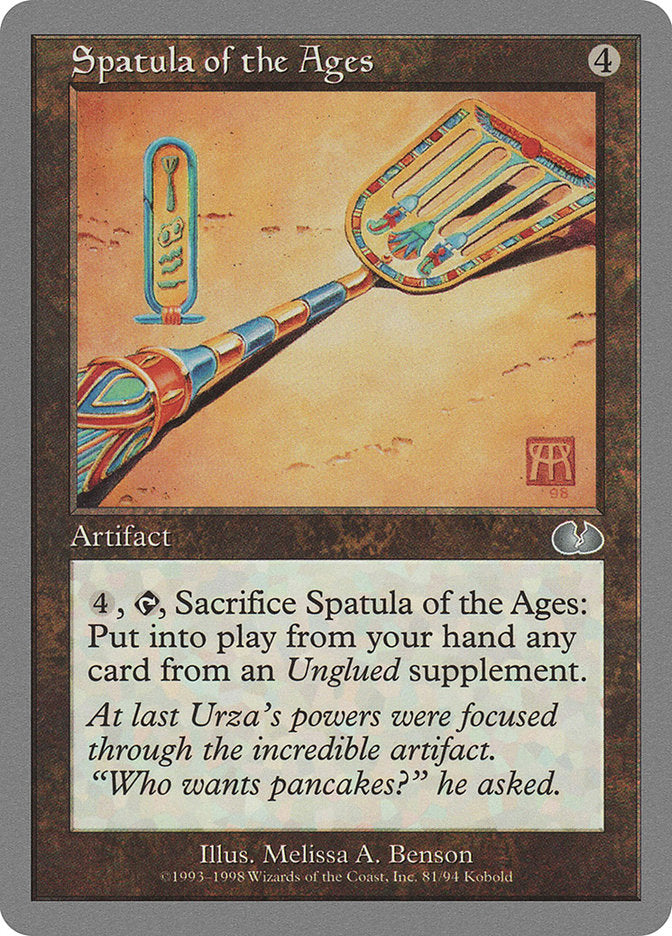 Spatula of the Ages [Unglued] | Dragon's Lair Comics and Fantasy Houston TX