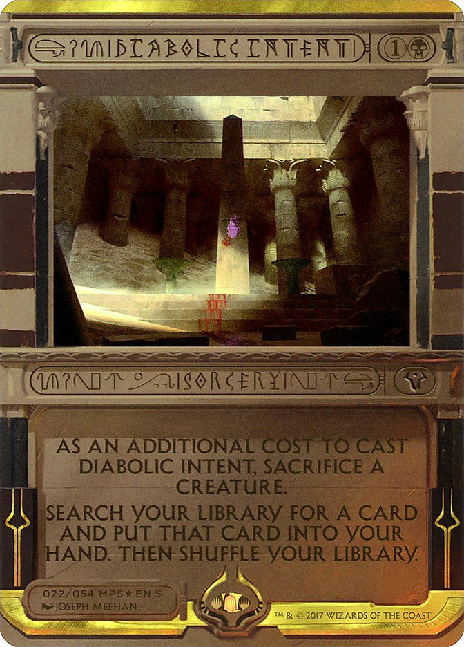 Diabolic Intent (Invocation) [Amonkhet Invocations] | Dragon's Lair Comics and Fantasy Houston TX