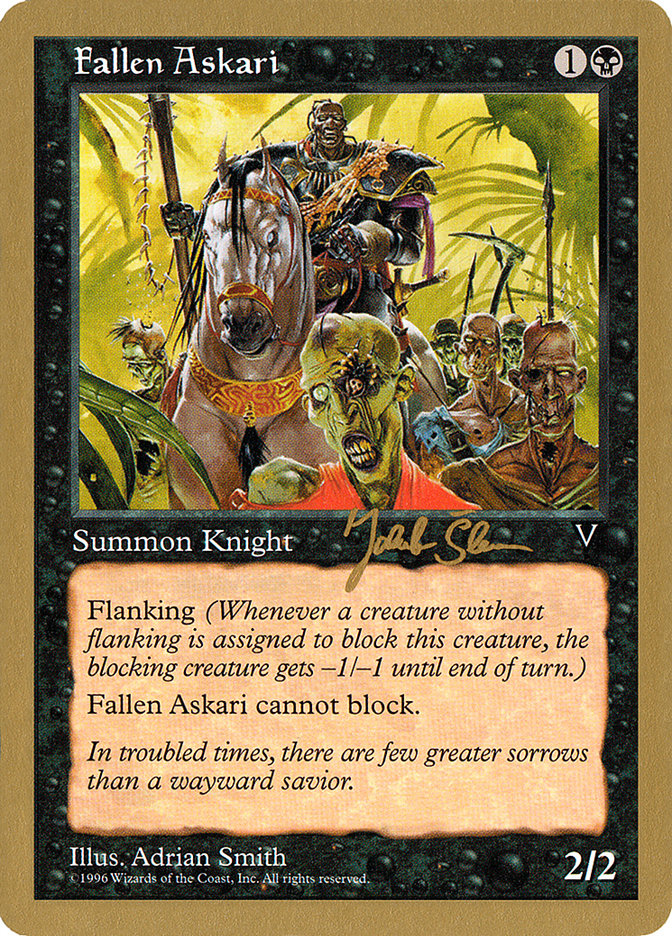 Fallen Askari (Jakub Slemr) [World Championship Decks 1997] | Dragon's Lair Comics and Fantasy Houston TX