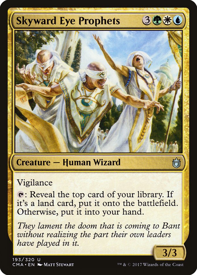 Skyward Eye Prophets [Commander Anthology] | Dragon's Lair Comics and Fantasy Houston TX