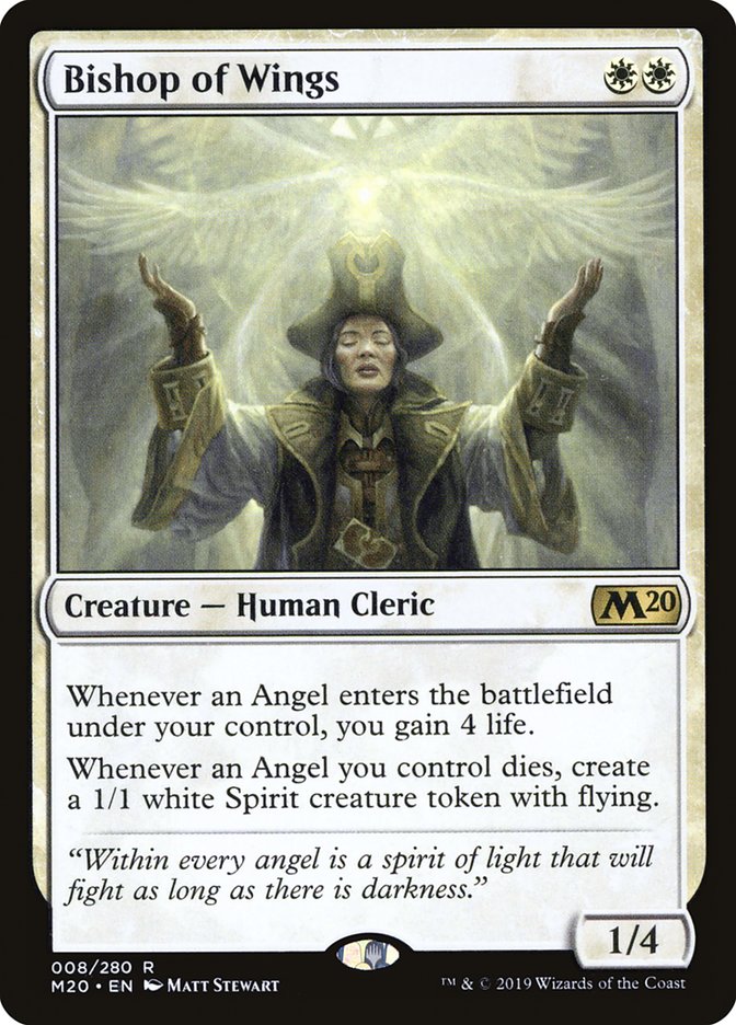 Bishop of Wings [Core Set 2020] | Dragon's Lair Comics and Fantasy Houston TX