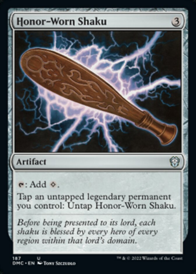 Honor-Worn Shaku [Dominaria United Commander] | Dragon's Lair Comics and Fantasy Houston TX