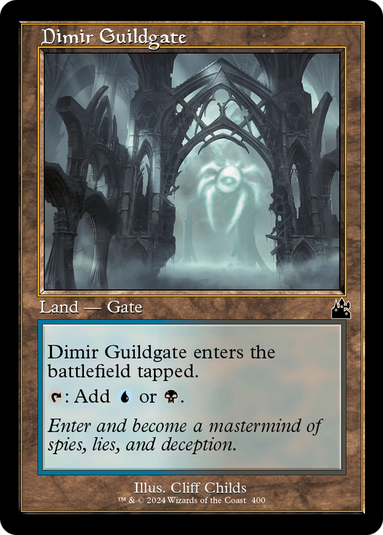 Dimir Guildgate (Retro Frame) [Ravnica Remastered] | Dragon's Lair Comics and Fantasy Houston TX