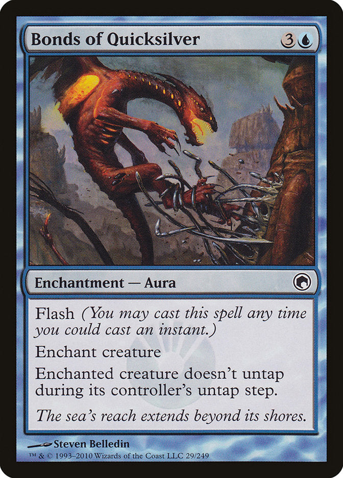 Bonds of Quicksilver [Scars of Mirrodin] | Dragon's Lair Comics and Fantasy Houston TX